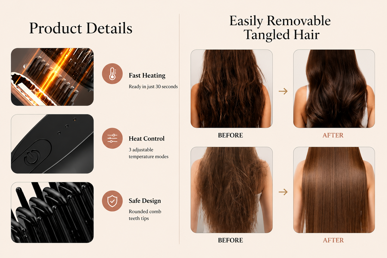 Luna-Mini Portable Hair Straightener